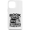 Reading Father Bookworm Dad Literature L Custodia per iPhone 13 Pro Max Libro papà perso in storie trovate nel lettore di vita