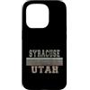 Utah born and Utah apparel Custodia per iPhone 15 Pro Retro Siracusa Utah