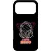 Retro Music Design Custodia per iPhone 17 Pro Max I Love Music Retro Triangle Cuffie Grafiche