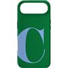 Retro Large Initials - Accessories by B. Custodia per iPhone Air Personalized Initial Letter C Blue Minimalist Monogram Name