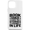 Reading Father Bookworm Dad Literature L Custodia per iPhone 13 Pro Max Libro papà perso in storie trovate nel lettore di vita