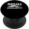 Alaska State US National Park Alaskan AK Parco Nazionale Denali Alaska Montagne Natura Escursionismo Vintage PopSockets PopGrip Adesivo