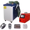 Ovsuqu Laser di fibra saldatore Raycus 1500W/2000w/3000W 4 in 1 saldatura laser di fibra pulizia taglio saldatrice manuale sorgente con alimentatore automatico del filo per tutto il metallo (3000W)
