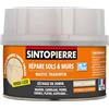 SINTO Ripara Pavimenti e Pareti Travertino - 280 gr - Ricostituito, Ribocca e Colla - Tutti i tipi di pietre - Asciuga Rapidamente