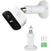 Tyeyober Supporto per telecamera Eufy, supporto a parete per EufyCam 2 Pro/2c Pro/2/2C/Eufy E/SoloCam S40,Arlo/Ring/Wyze telecamera,supporto di sicurezza regolabile a 360 gradi per uso interno ed esterno