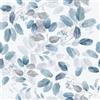 VaryPaper Carta da Parati Foglie Blu Acquerello 44.5cmx200cm Adesivi Decorativi per Mobili Bianca Opaco Pellicola Adesiva Decorativa Carta Adesiva per Pareti Camera Letto Soggiorno Armadio Cassetti