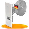 MEISTERBAU - Avvolgitore per tapparelle, montaggio a incasso [Made in Germany] - Avvolgitore per serrande con copertura - Avvolgitore per cinghia di tapparelle, larghezza cinghia 23mm [senza cinghia]