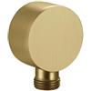 TopHomer Arco di collegamento a parete, G1/2, tubo flessibile per doccia, tubo per doccia, presa da parete, raccordo angolare rotondo, per Home Hotel Badrom (oro)