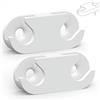 MGidea CERNIERA SCARPIERA COPPIA SUPPORTI RICAMBIO COMPATIBILE CON IKEA® BISSA HEMNES GREVBAECK 110364 - PRODOTTO MADE IN ITALY (2)