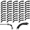 MIGUBIGU 20 Pcs Supporti per Tubi di Riscaldamento a Pavimento, Curva Guida Tubo 90° per Diametro Tubo 16-18 mm, Resistente al Calore