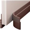 EURDFHY guarnizione porta Under Door Draft Stopper Sweep For Exterior Interior Bottom Doors, Weather Stripping Seal Blocker Noise Cold Air Insulation(Brown)