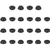 PATIKIL Guarnizioni in Gomma Silicone, 22 Pz 13/16 (20mm) Foro di Perforazione, 5/8 (16mm) Diametro Interno. Tappo Foro in Gomma a Cilindro per Impianto di Irrigazione Firewall, Nero
