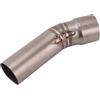 VQLDPX Scarico Silenziatore Tubo Di Collegamento Intermedio Per Scarico Moto Slip-On Per BMW F800R F800GT F800 F 800 R GT 2009-2016 Moto Silenziatori Tubo(Colore 1)