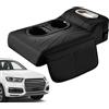 Générique Bracciolo per auto - Cuscino sollevatore in pelle | Cuscino poggiapolsi con porta bicchiere per SUV RV camion berlina interni automotive, console di stoccaggio multifunzionale