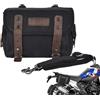 Generisch Borsa da moto - Borsa impermeabile per la coda posteriore per moto | Divisioni laterali di grande capacità con cinghie per bici da strada, bici elettriche, ciclismo, touring, viaggi, viaggio