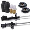 BESTPRICE ATP BESTPRICE 2x ammortizzatore a gas a doppia camera d'aria con supporto e kit di protezione dalla polvere, compatibile con FIAT PANDA (169_)