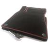 kh Teile Tappetini per Mercedes W177 W247 CLA C118 GLB X247 AMG Premium velluto tappetini auto qualità originale 4 pezzi nero rosso