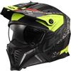 LS2, Casco Moto Jet/Modulare DRIFTER DEVOR Matt Black H-V Yellow, S