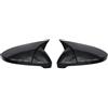 Pfdwmdoi Calotta Specchietto Retrovisore Per Golf MK6 Per MK7 7.5 Per GTI Per R Per GTD Base 2009-2020 2 COPPIE Coprispecchietto Custodia Attrezzi Specchietto Nero Lucido Tuning Copri Specchietto Retrovisore(D