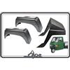Piaggio KIT 3 PARAFANGO PARAFANGHI ANTERIORE + POSTERIORE POSTERIORI COLORE NERO PER PIAGGIO APE TM 703 ORIGINALE PIAGGIO.