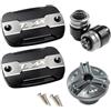 UYWGUU Moto Tappo Serbatoio Liquido Pompa Freno Per T-Max 500 TMAX 530 SX DX 560 TECH Max Accessori Moto Liquido Freno Anteriore Coperchio Serbatoio Olio