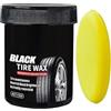 Generico Nero Gomme Premium (150g) - Pulitore per Ruote di Alta qualità con Spugna | Trattamento Protettivo Lucido Professionale | Ideale per La Manutenzione 'Auto