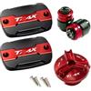 UYWGUU Moto Tappo Serbatoio Liquido Pompa Freno Per T-Max 500 TMAX 530 SX DX 560 TECH Max Accessori Moto Liquido Freno Anteriore Coperchio Serbatoio Olio