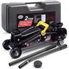 Deuba Cric idraulico per Auto max. 2t Sollevamento max. di 330mm Martinetto Officina con Custodia