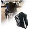 allroundsupplier Parabrezza del motociclo per BMW F800R 2015-2020, allroundsupplier, ABS, Fumo Scuro, Bullonato, Motocicletta