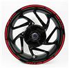 BIKE-label Adesivo per cerchione rosso 9 mm GP Style 17 pollici auto moto X700517VA