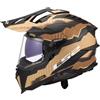 LS2, Casco da Motocross EXPLORER CARBON TRICK Matt Brown Sand, XXL