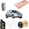 Somer Car KIT TAGLIANDO COMPATIBILE CON GRANDE PUNTO 1.3 MUTIJET 75cv 55kw FIAT DAL 2005 4lt SELENIA 5W40