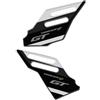 AZgraphishop Az Graphishop Adesivi Batti Tacco Resina 3D Compatibile Con Yamaha Tracer 9 GT 2025 ADB-9GT-25 (Ceramic Ice, Y-AMT)