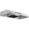 Zomagas Cappa da cucina da 76,2 cm, in acciaio inox, 280 CFM, cappa da cucina incorporata con controllo a pulsante basculante, condotto convertibile senza canalizzazione, ventola a 2 velocità, luce LED