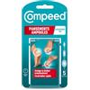 Compeed® - Medicazioni Lampadine a 3 formati (2 Medie, x2 Piccole, x1 punte) - 5 medicazioni idrocolloidi - Cicatrizzazione rapida - Cura dei piedi - Scatola da 5
