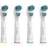 KongKay Spazzole di Ricambio per Oralb Dual Clean, 4 testine compatibili con Oralb Spazzolini Elettrici, doppie teste per una migliore pulizia