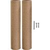 Shunwige Lizi fashion 1031 [M8 M10] Tiragraffi di ricambio per albero di gatto,palo tiragraffi gatti,palo albero gatto con vite, BASIC/2PCS/40.5CM,M8