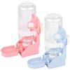 CHENKEE Fontana d'Acqua Automatica, 2 Pezzi 500ml Alimentatore di Acqua di Coniglio Bottiglia d'Acqua per Piccoli Animali per Conigli, Ratti, Furetti, Gerbillini, Chinchilla (Rosa, Blu, 20,5 * 15 * 8,3cm)