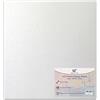 Habercrafts 20 x 20 cm - Pannello in tela di canapa allungato per pittura ad olio, 100% cotone per pittura ad olio, pittura acrilica, tecnica mista, tela bianca (20 x 20 cm - 1 tavola)