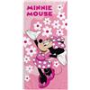 hermet Telo Mare Minnie, 70x140 cm, Asciugamano da Spiaggia o Piscina, 100% Morbido Cotone, Pratico e Leggero