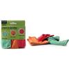 Martini Spa - Home Utility - Panni Multiuso in Microfibra, Colore Verde, Rosa e Arancione, 30x33 cm, 3 unità