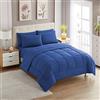 Sweet Home Collection Coperta morbida alternativa e lenzuola in microfibra di lusso, poliestere, blu reale, Twin XL