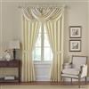 Threadmade Elrene Home Fashions 026865721874 Oscurante. & Energy Efficient Foderato Tasca da Finestra Tenda Plissettata Regal Solido Pannello, Ivory, 52 x 84