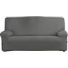 Estoralis | BORNEO | Copripoltrona 1 posto | Tessuto super elastico C/ 10 Grigio Perla | Per poltrona 1 Posto da 70 a 110 cm. | Adattabile a tutti i tipi di poltrone | Super regolabile