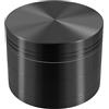 KitchenBoss Mini Grinder ：Trita Grinder Metallo, 4 in 1 Moulin à Vanille 49mm, Tritino con Strumenti di Pulizia per Macinare Spezie (Nero)