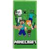 hermet, Telo Mare Minecraft, 70x140 cm, Asciugamano da Spiaggia o Piscina, 100% Morbido Cotone, Pratico e Leggero