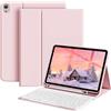 Generic Custodia con tastiera per iPad A16 11a generazione 11 pollici 2025, tastiera Bluetooth staccabile wireless con cover porta matita per iPad 10a generazione 10,9 pollici 2022
