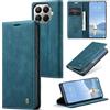 Sojlecyu Cover per Xiaomi 15T Pro 5G Custodia, a Libro Portafoglio in Premium Pelle PU Porta Carte Flip Case Supporto Protezione Case Cover per Xiaomi 15T Pro 5G, Blu verde