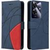 XINNI Custodia per telefono Realme Note 60 4G | PU/TPU Retro Capovolgere Pelle Cover Magnetica Anti Caduta Portafoglio Protezione Case Cover