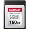 Transcend Scheda di memoria CFexpress 860 Type B da 160 GB - TS160GCFE860